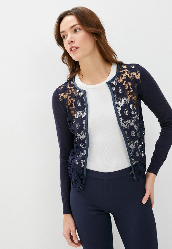 

Кардиган Trussardi Collection, Синий, Trussardi Collection TR031EWKBUQ5