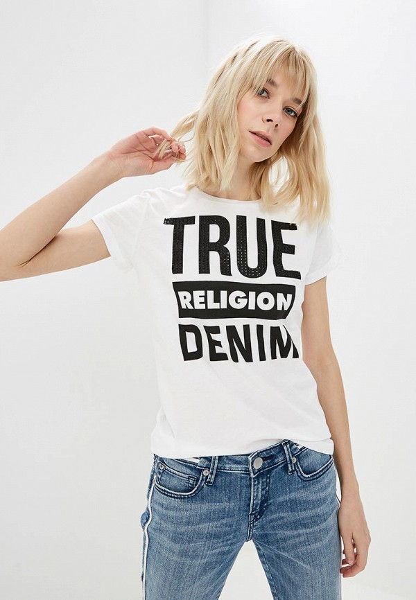 

Футболка True Religion, True Religion TR799EWCZRS1, Белый