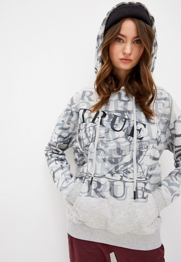 

Худи True Religion, Серый, True Religion TR799EWFZTS8