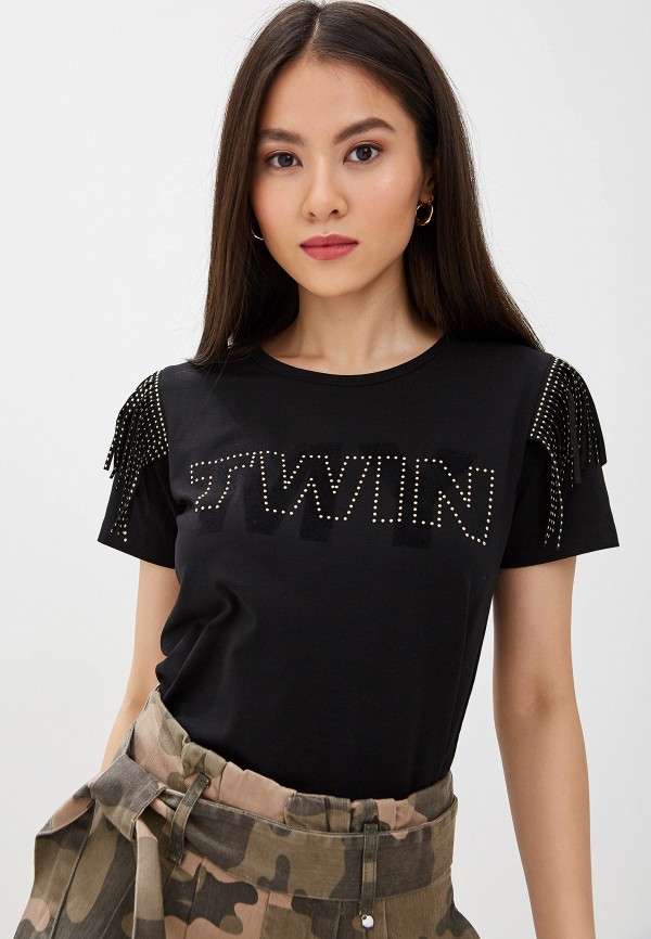 

Футболка Twinset Milano, My twin, Черный
