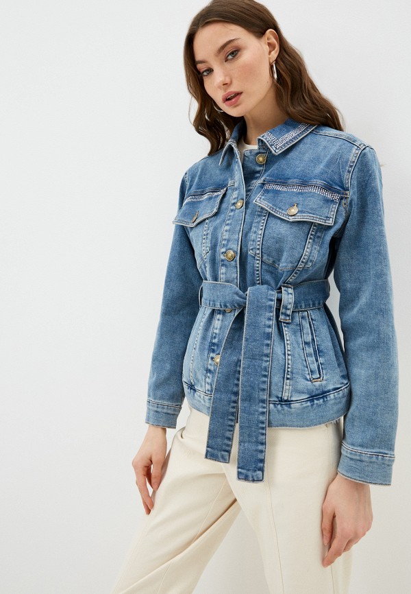 

Куртка джинсовая Twinset Milano, Голубой, Twinset Milano TW008EWKHLP4