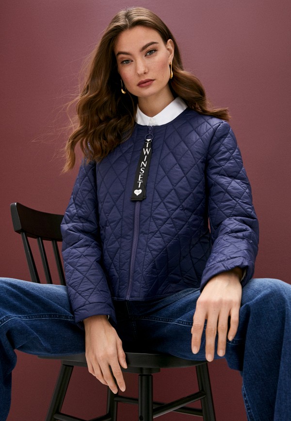 

Куртка утепленная Twinset Milano, Синий, U&B