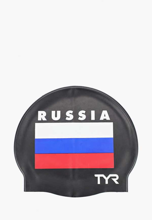 

Шапочка для плавания TYR, Черный, RUSSIA SWIM CAP
