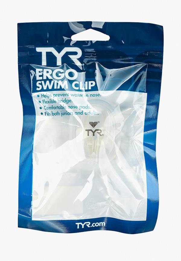 

Зажим для носа TYR, Белый, Ergo Swim Clip