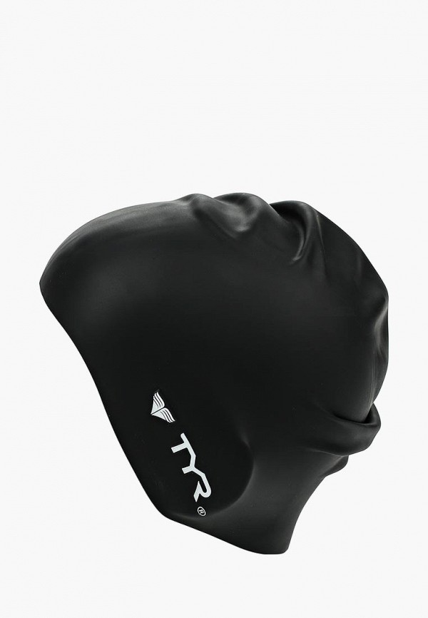 

Шапочка для плавания TYR, Черный, Wrinkle Free Silicone Cap