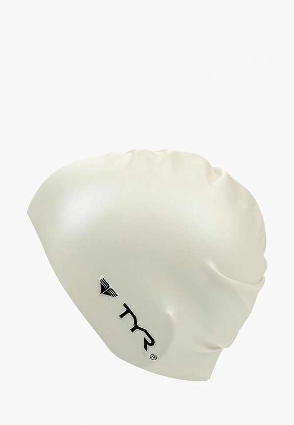 

Шапочка для плавания TYR, Белый, Wrinkle Free Silicone Cap