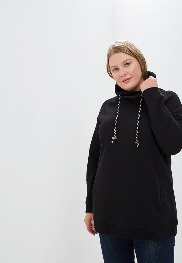 

Худи Ulla Popken, Ulla Popken UL002EWCCXF3, Черный