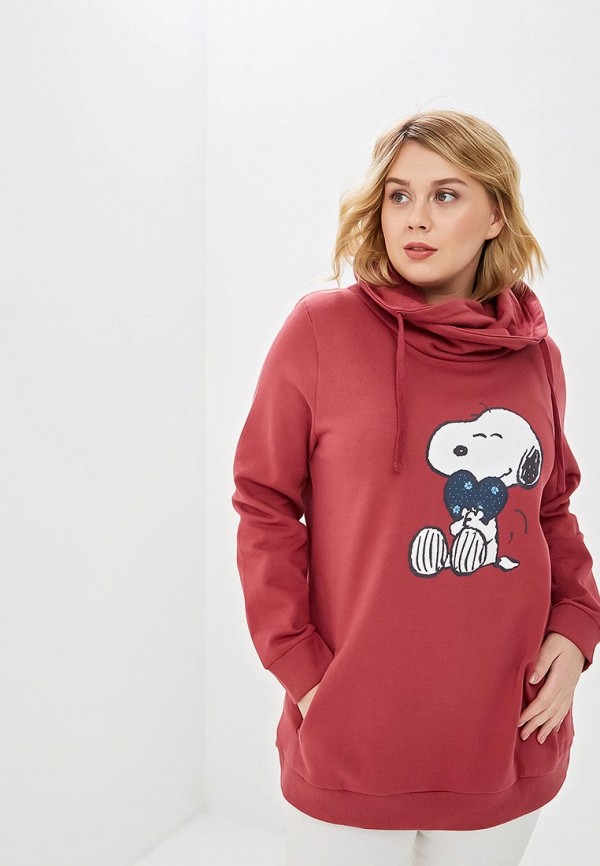 

Худи Ulla Popken; Ulla Popken UL002EWEBWU5, Розовый