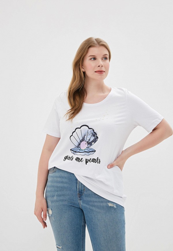 

Футболка Ulla Popken, Ulla Popken UL002EWEBXG0, Белый