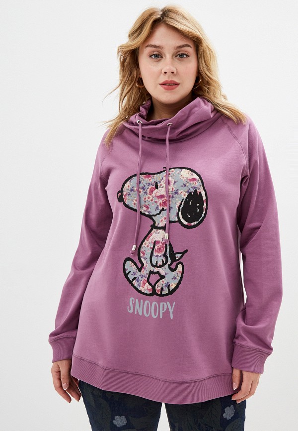 

Худи Ulla Popken, Фиолетовый, Ulla Popken UL002EWGFVZ3