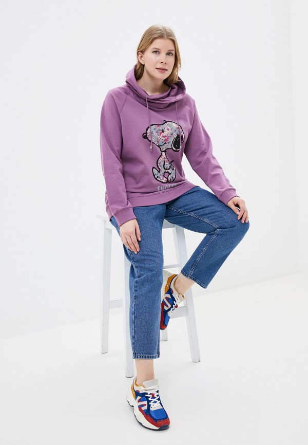 

Худи Ulla Popken, Фиолетовый, Ulla Popken UL002EWGFVZ4