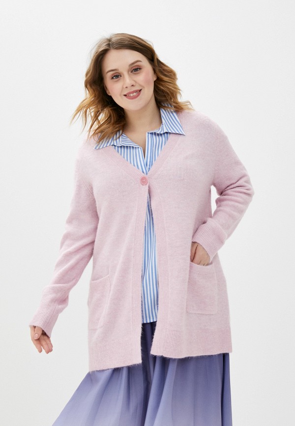 

Кардиган Ulla Popken, Розовый, Ulla Popken UL002EWHSEN7