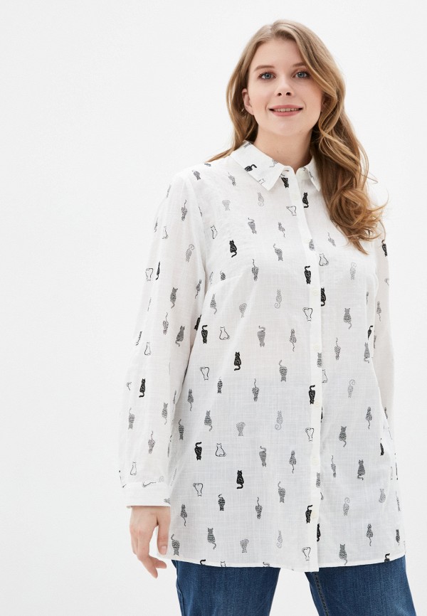 

Блуза Ulla Popken, Белый, Ulla Popken UL002EWHSES5