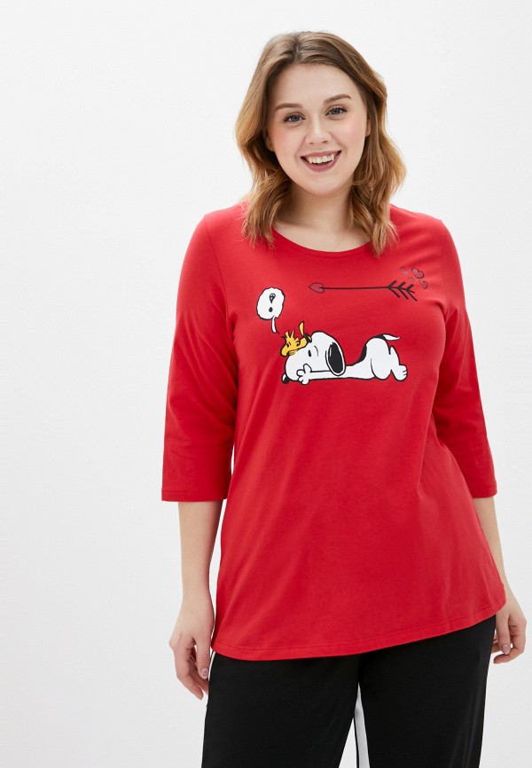 

Лонгслив Ulla Popken, Красный, Ulla Popken UL002EWHSET0