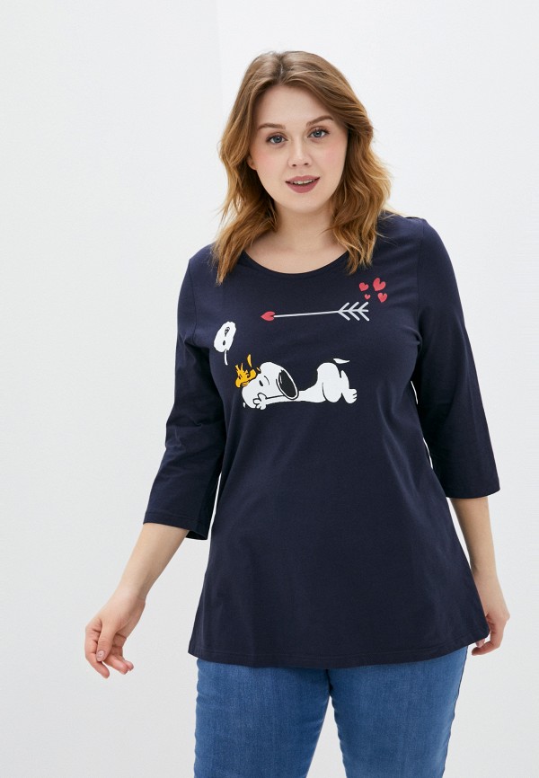 

Лонгслив Ulla Popken, Синий, Ulla Popken UL002EWHSET2