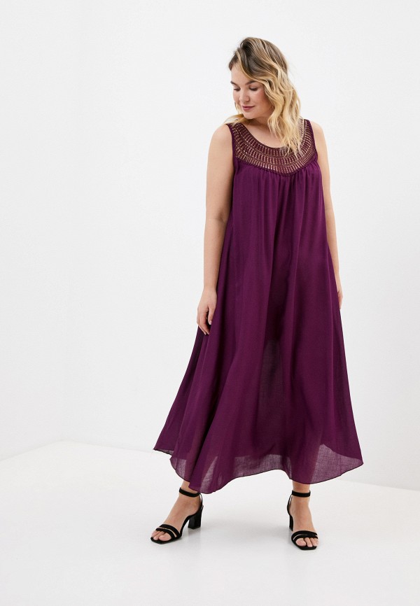 

Платье Ulla Popken, Фиолетовый, Ulla Popken UL002EWHSEY1