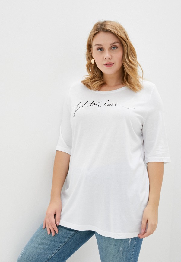

Футболка Ulla Popken, Белый, Ulla Popken UL002EWJXZB1