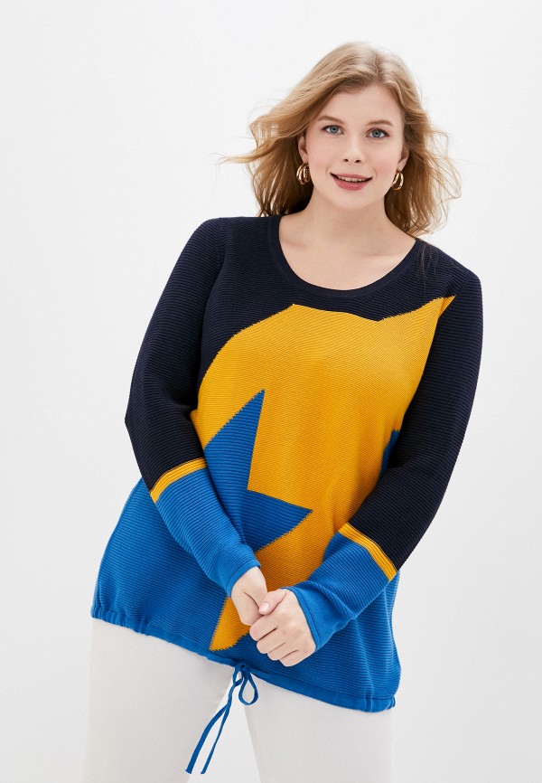

Джемпер Ulla Popken, Синий, Ulla Popken UL002EWJXZD7
