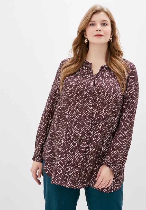

Блуза Ulla Popken, Коричневый, Ulla Popken UL002EWJXZE6