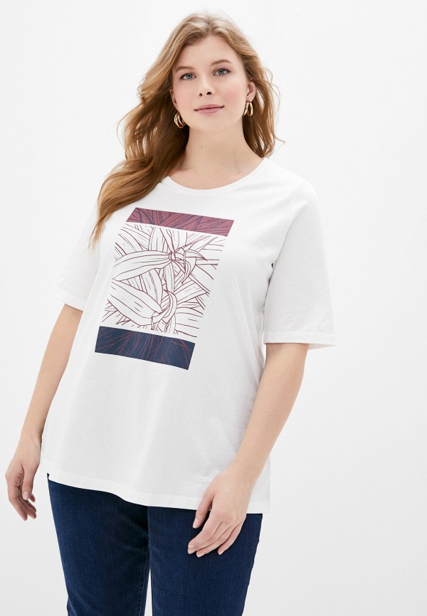 

Футболка Ulla Popken, Белый, Ulla Popken UL002EWKRCQ5