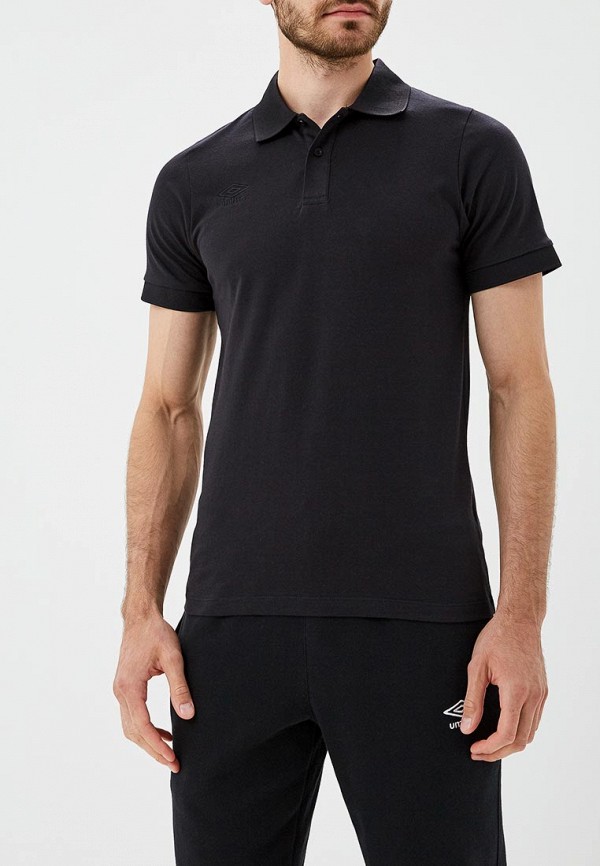 

Поло Umbro, Черный, BASIC JERSEY POLO