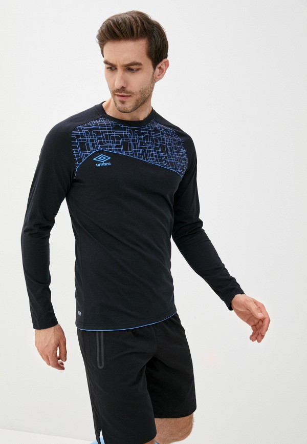 

Лонгслив спортивный Umbro, Черный, PRODIGY LS TEE