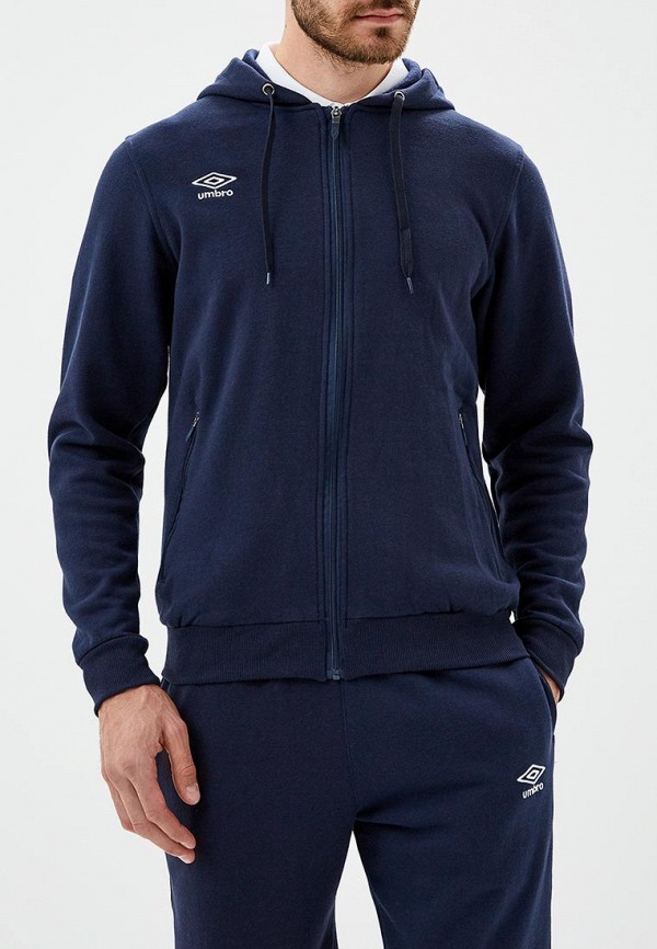 

Толстовка Umbro, Синий, BASIC FULLZIP HOODED SWEAT