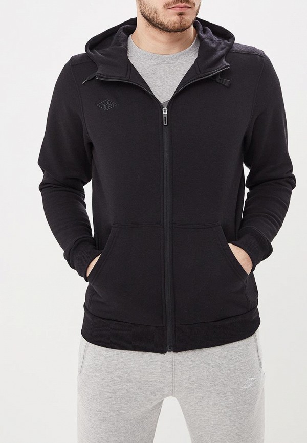

Толстовка Umbro, Черный, TALVI FZ HOODED TOP
