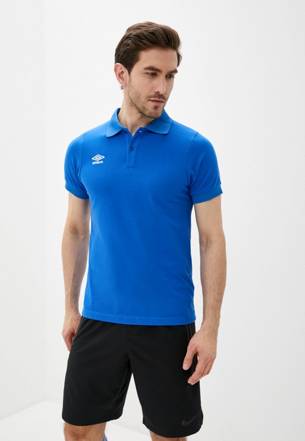 

Поло Umbro, Синий, BASIC PIQUE POLO