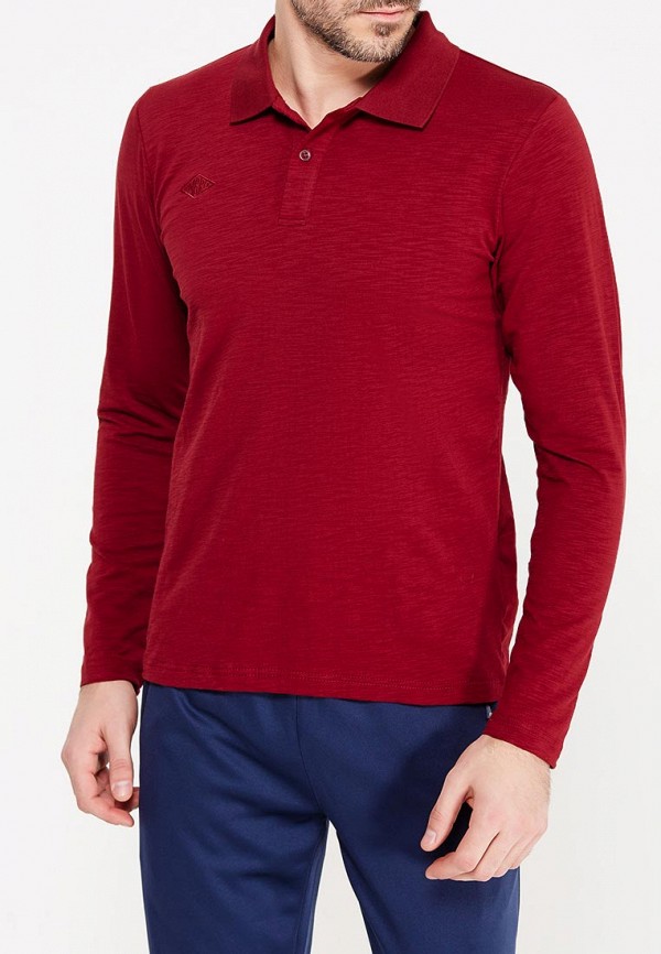 

Поло Umbro, Бордовый, TALVI LS POLO