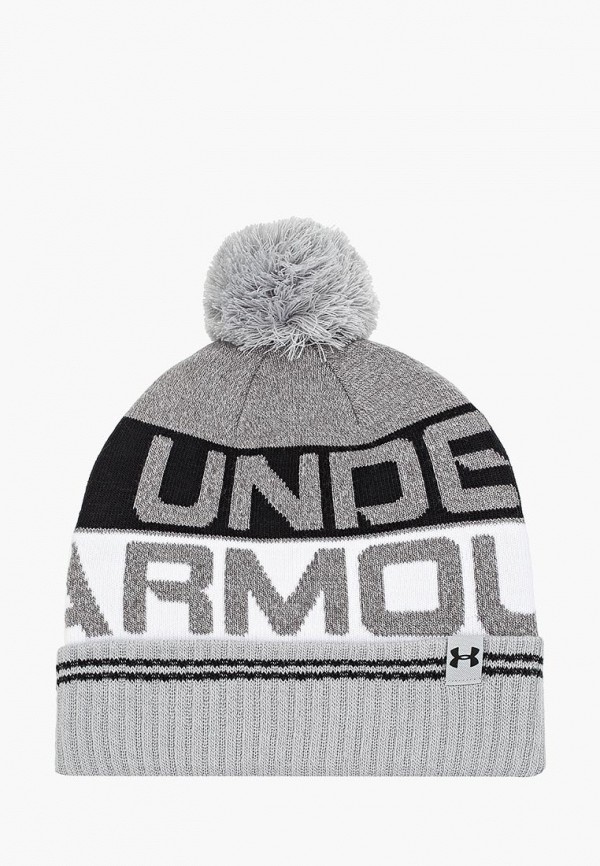 

Шапка Under Armour, Серебряный, Men's Retro Pom Beanie 2.0