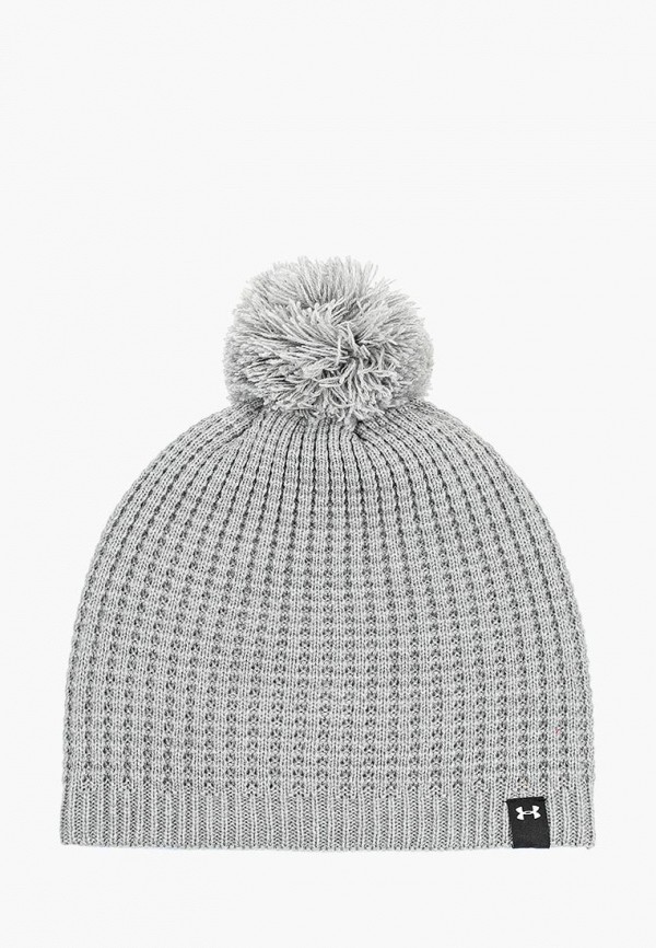 

Шапка Under Armour, Favorite Waffle Pom Beanie, Серый