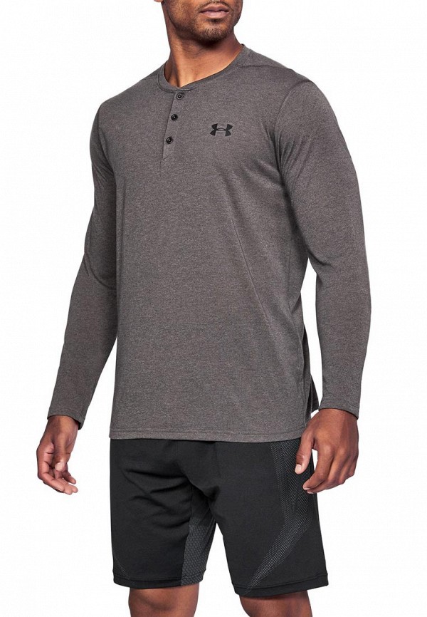

Лонгслив спортивный Under Armour, Threadborne LS Henley, Серый