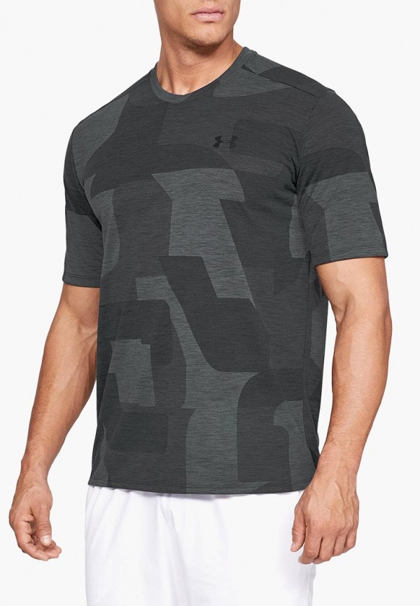 

Футболка спортивная Under Armour, UA Threadborne Print SS, Серый