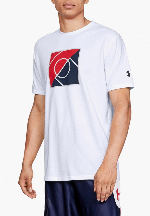 

Футболка спортивная Under Armour, Белый, UA Top of the Key SS Tee