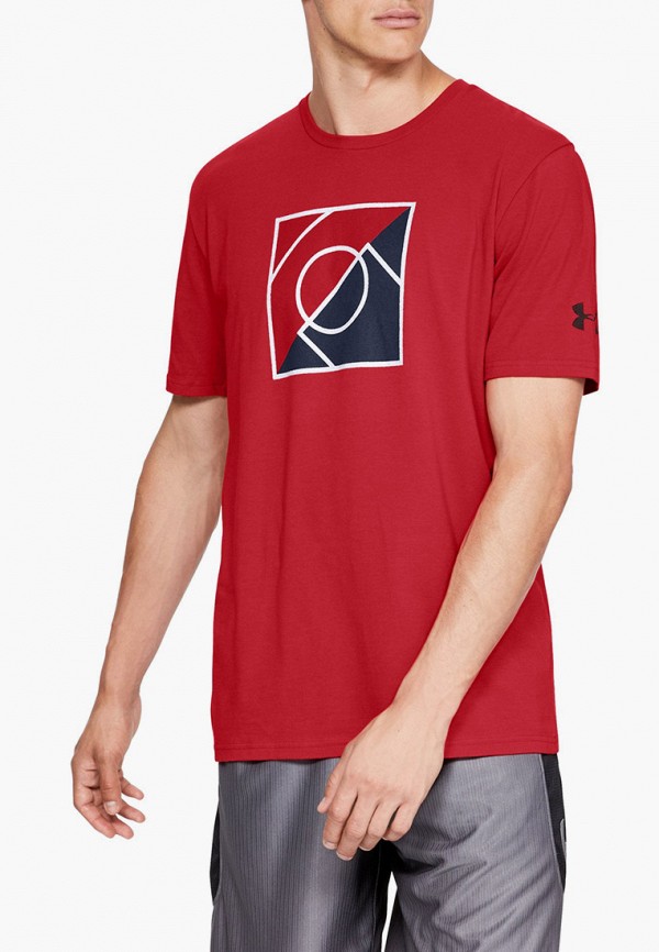 

Футболка спортивная Under Armour, Красный, UA Top of the Key SS Tee