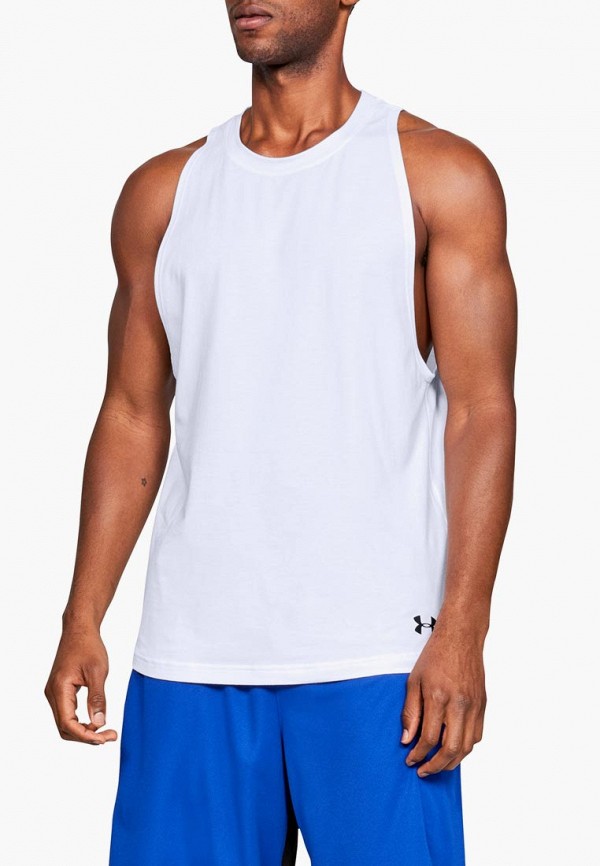 

Майка спортивная Under Armour, Белый, UA Baseline Cotton Tank