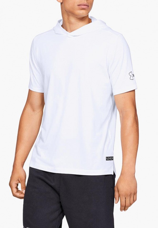 

Футболка спортивная Under Armour, UA BASELINE SS HOODED TEE, Белый