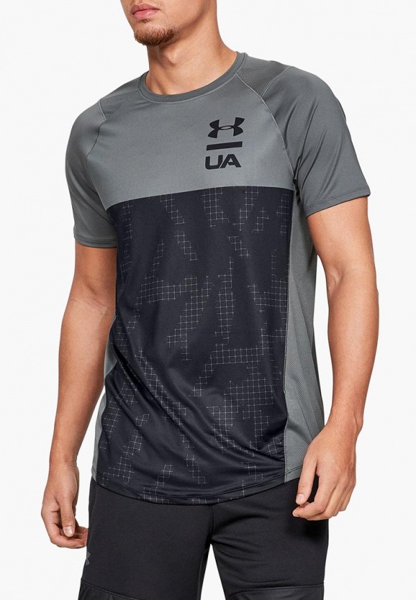 

Футболка спортивная Under Armour, MK1 SS Colorblock, Серый