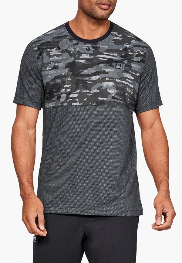 

Футболка спортивная Under Armour, SPORTSTYLE COTTON MESH TEE, Серый