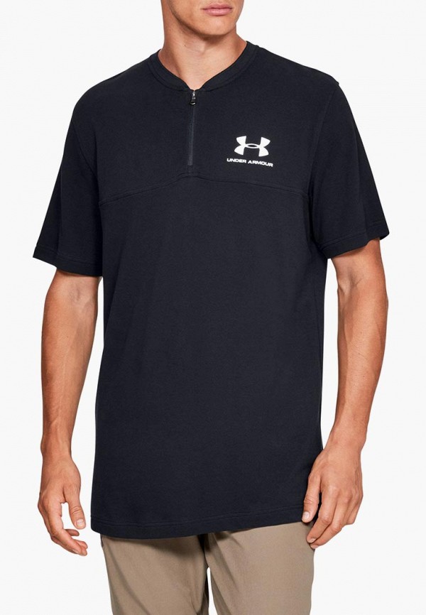 

Футболка Under Armour, SPORTSTYLE TRACK 1/2 ZIP, Черный