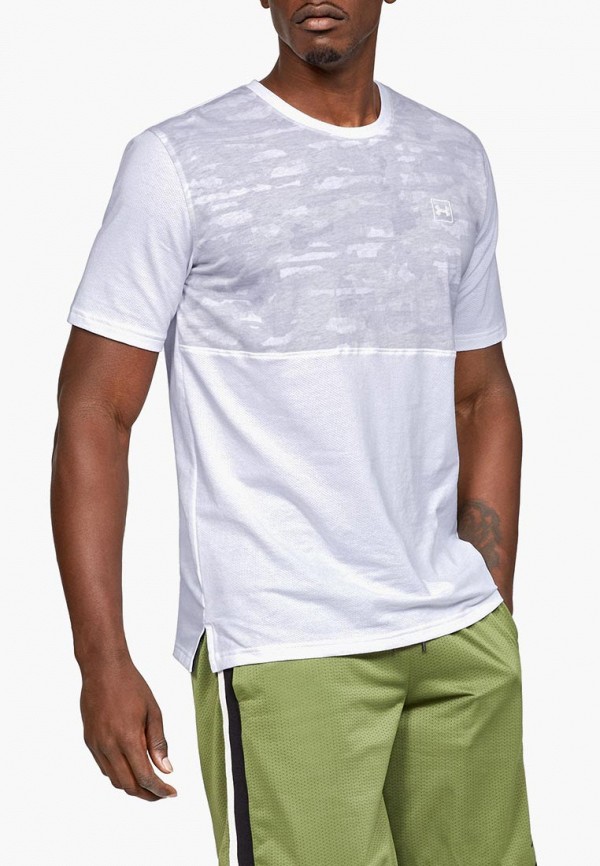 

Футболка спортивная Under Armour, SPORTSTYLE COTTON MESH TEE, Белый