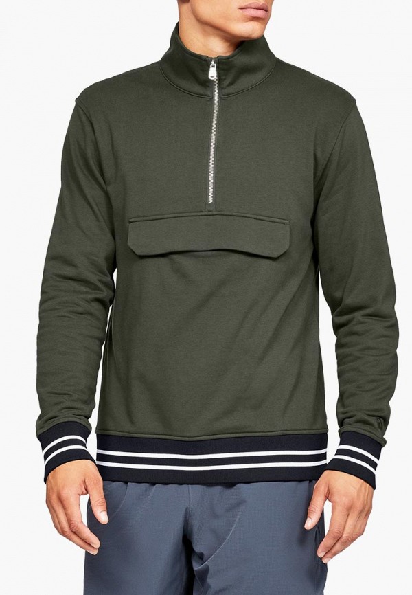 

Свитшот Under Armour, UA Be Seen Terry ¼ Zip, Хаки
