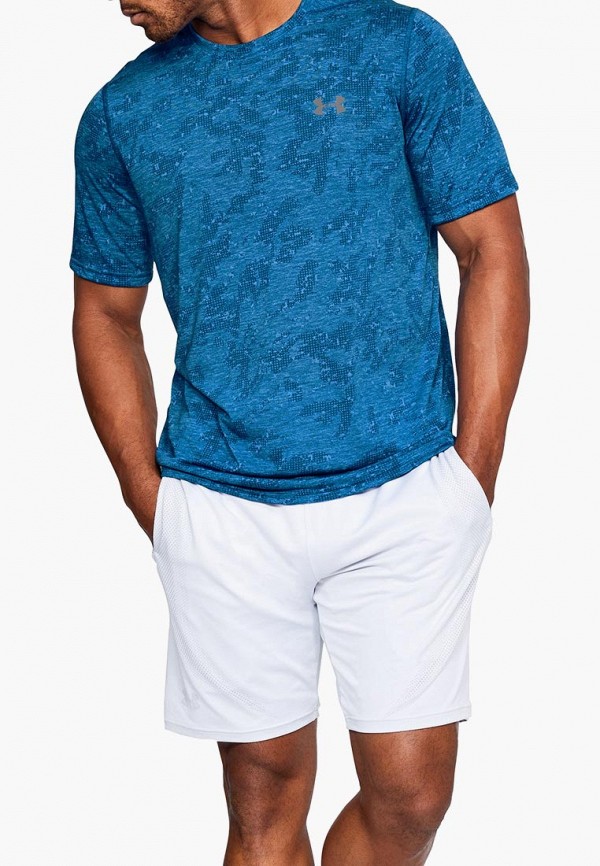 

Футболка спортивная Under Armour, Threadborne Printed SS, Синий