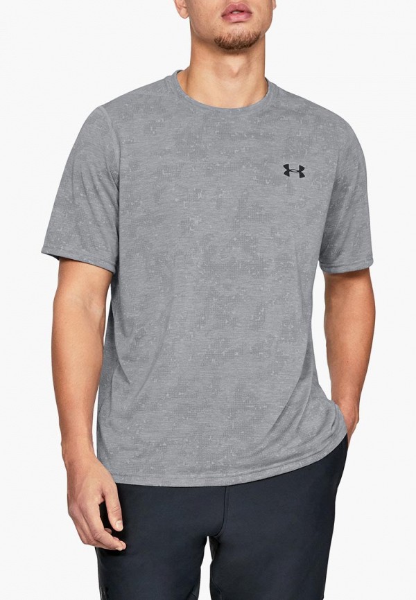 

Футболка спортивная Under Armour, Threadborne Printed SS, Серый