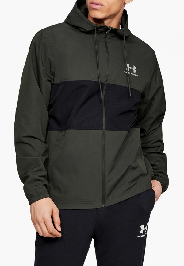 

Ветровка Under Armour, Зеленый, SPORTSTYLE WIND JACKET