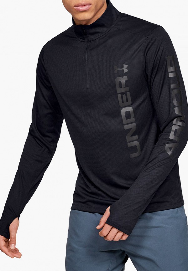 

Лонгслив спортивный Under Armour, Черный, UA SPEED STRIDE SPLIT 1/4 ZIP