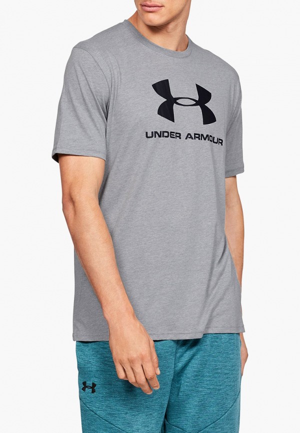 

Футболка спортивная Under Armour, Серый, SPORTSTYLE LOGO SS