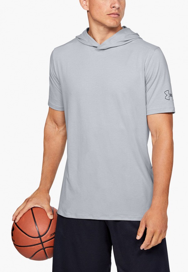 

Футболка спортивная Under Armour, Серый, UA BASELINE SS HOODED TEE