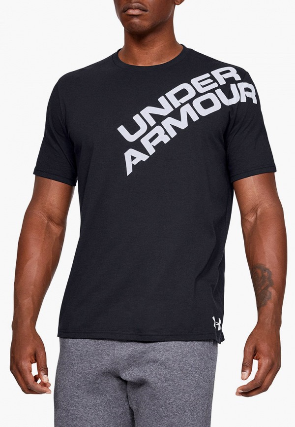 

Футболка спортивная Under Armour, Черный, UA WORDMARK SHOULDER SS